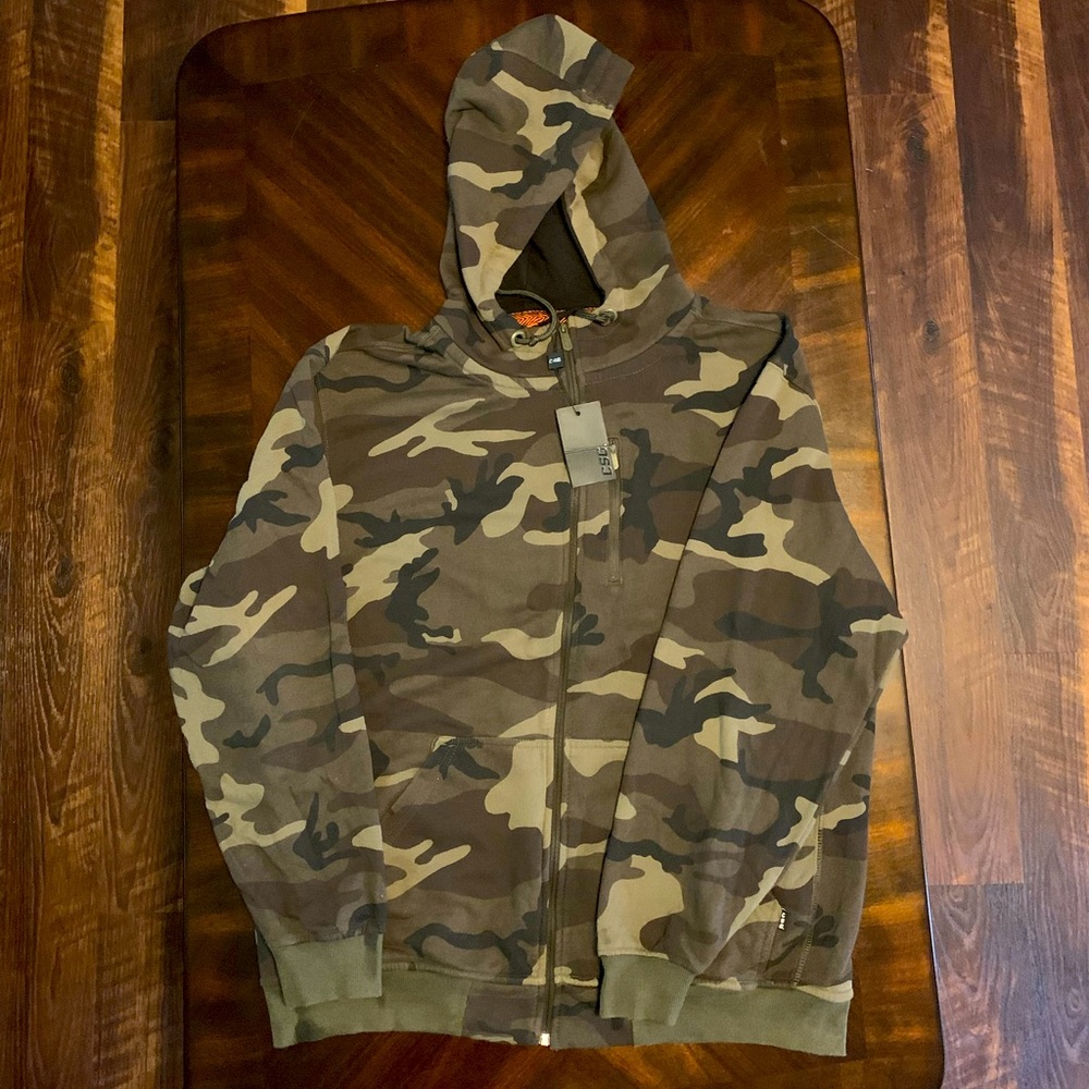 2x CSG/CHAMPS SPORTS GEAR camo hoodie